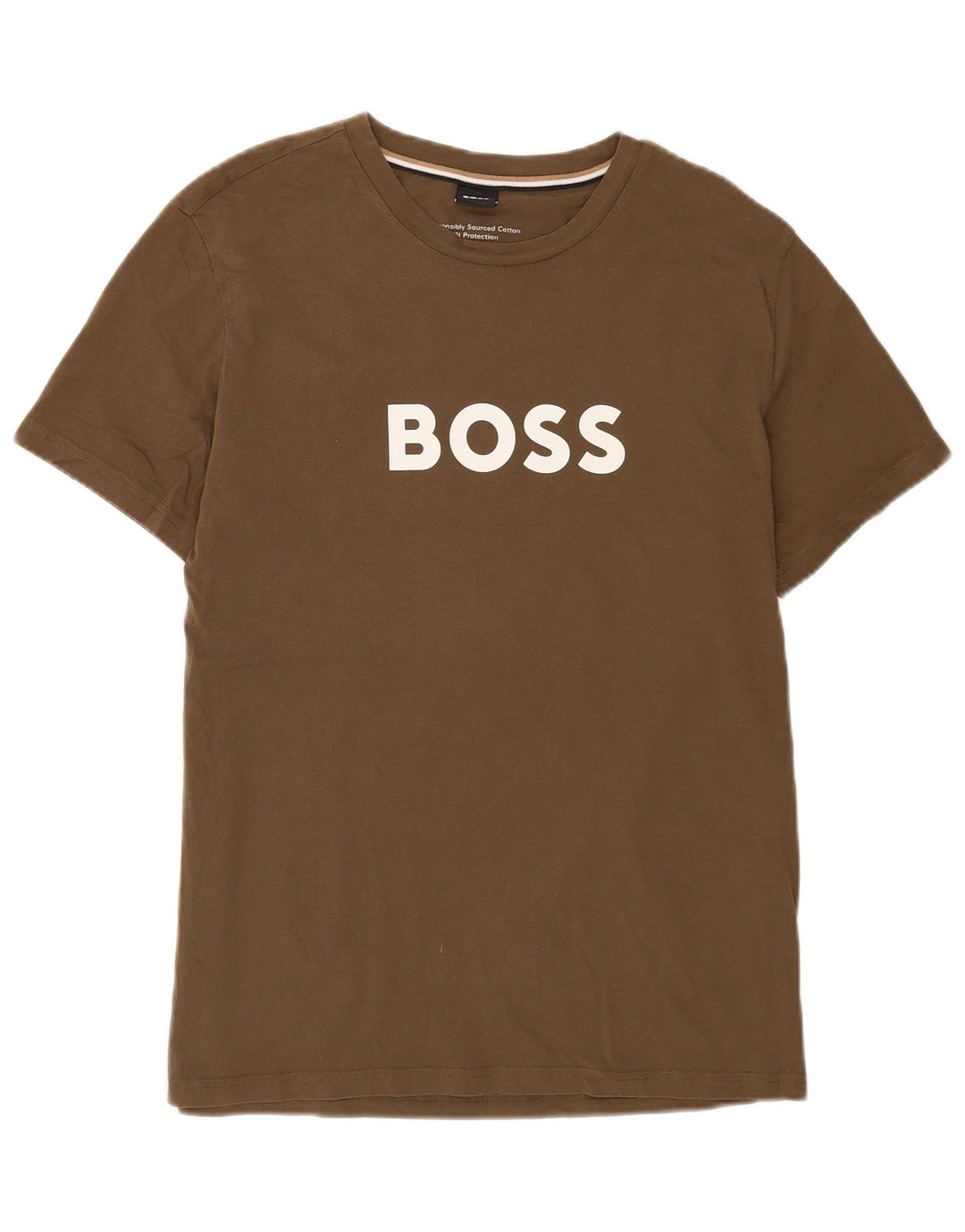 Ανδρικό γραφικό T-Shirt Hugo Boss Top Medium Khaki