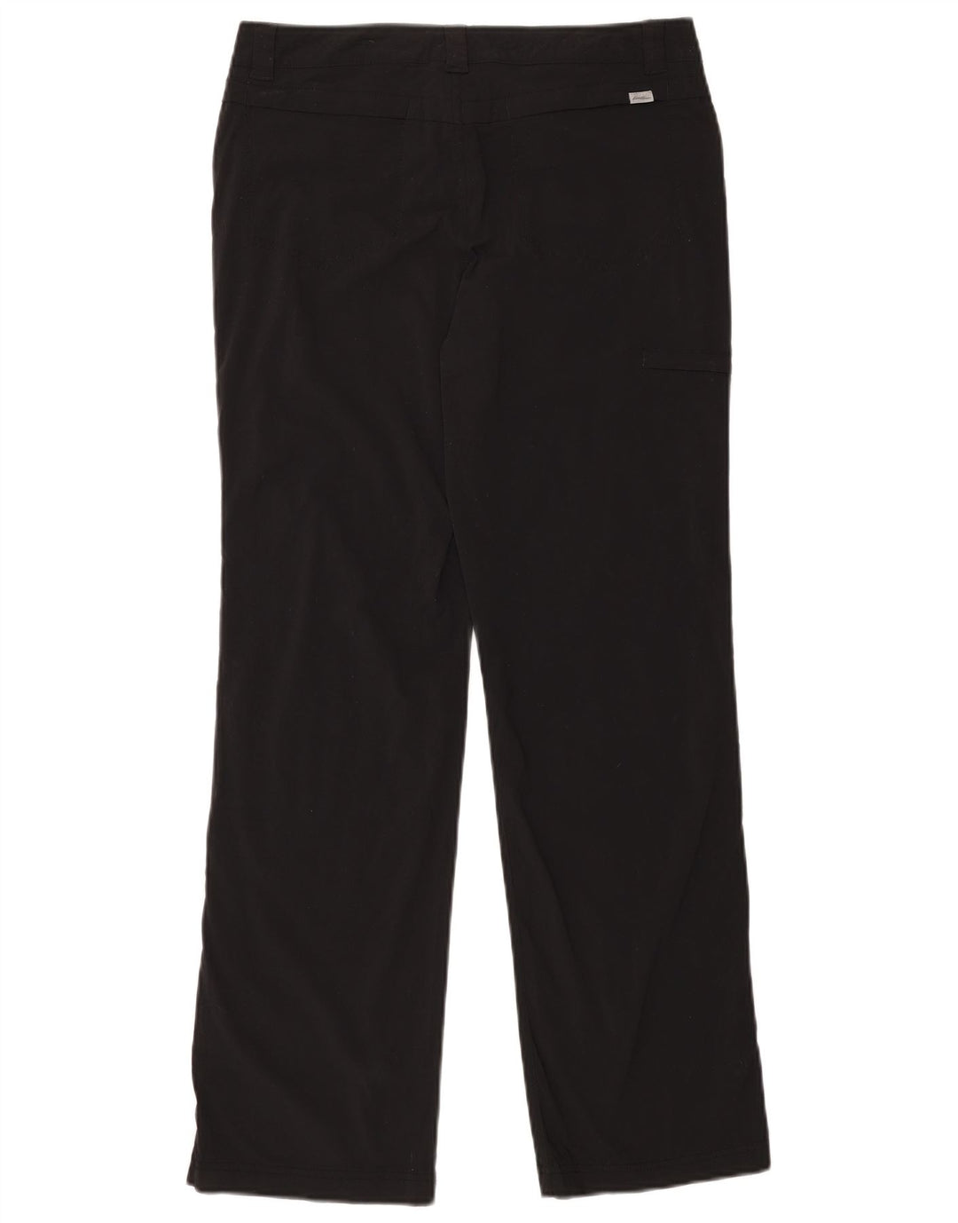 EDDIE BAUER Womens Straight Cargo Trousers US 6 Medium W32 L30 Black