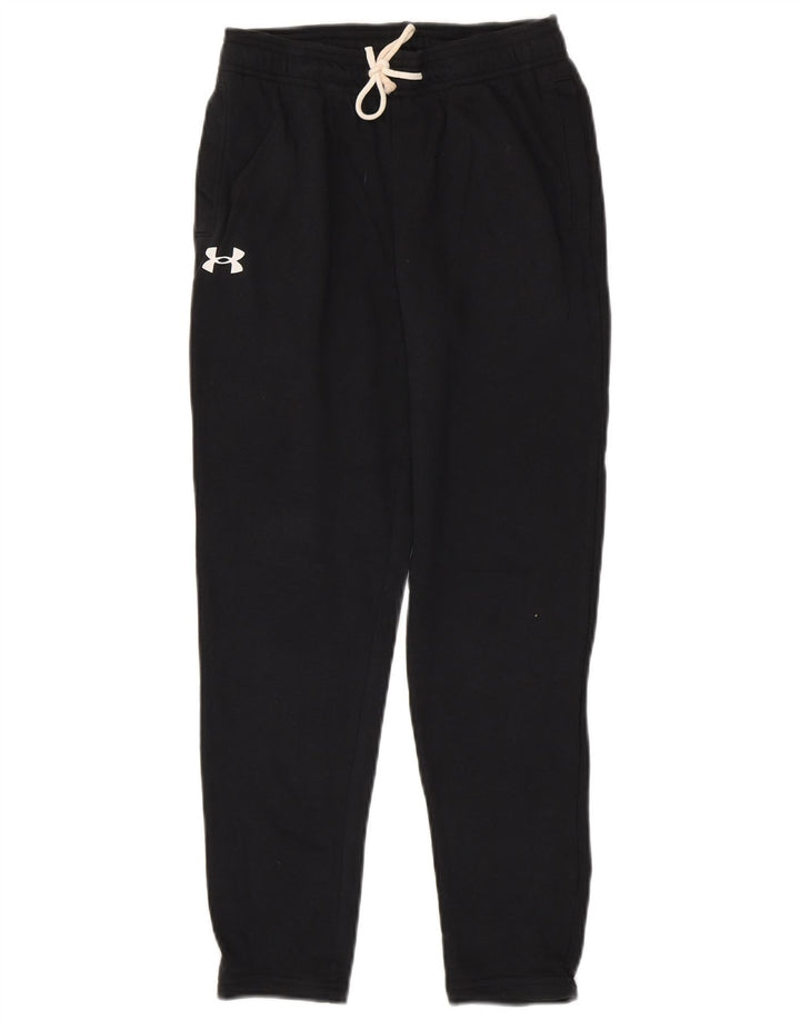 Under Armour Boys Tracksuit Trousers Joggers 9-10 Years Μαύρο