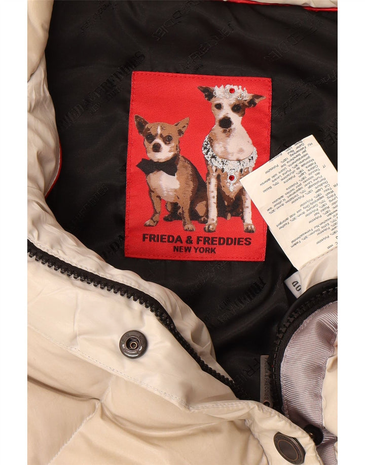 FRIEDA & FREDDIES Γυναικείο Gilet με επένδυση EU 40 Μεσαίο Μπεζ Πολυεστέρας