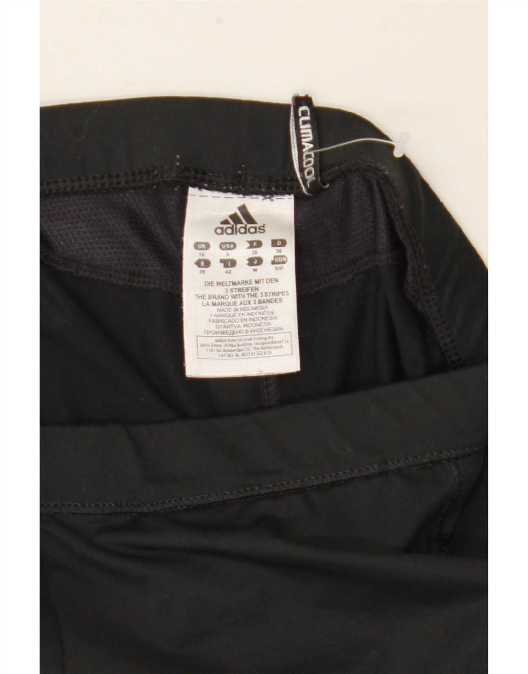 Γυναικεία Adidas Climacool Capri leggings UK 10 Small Black Polyester
