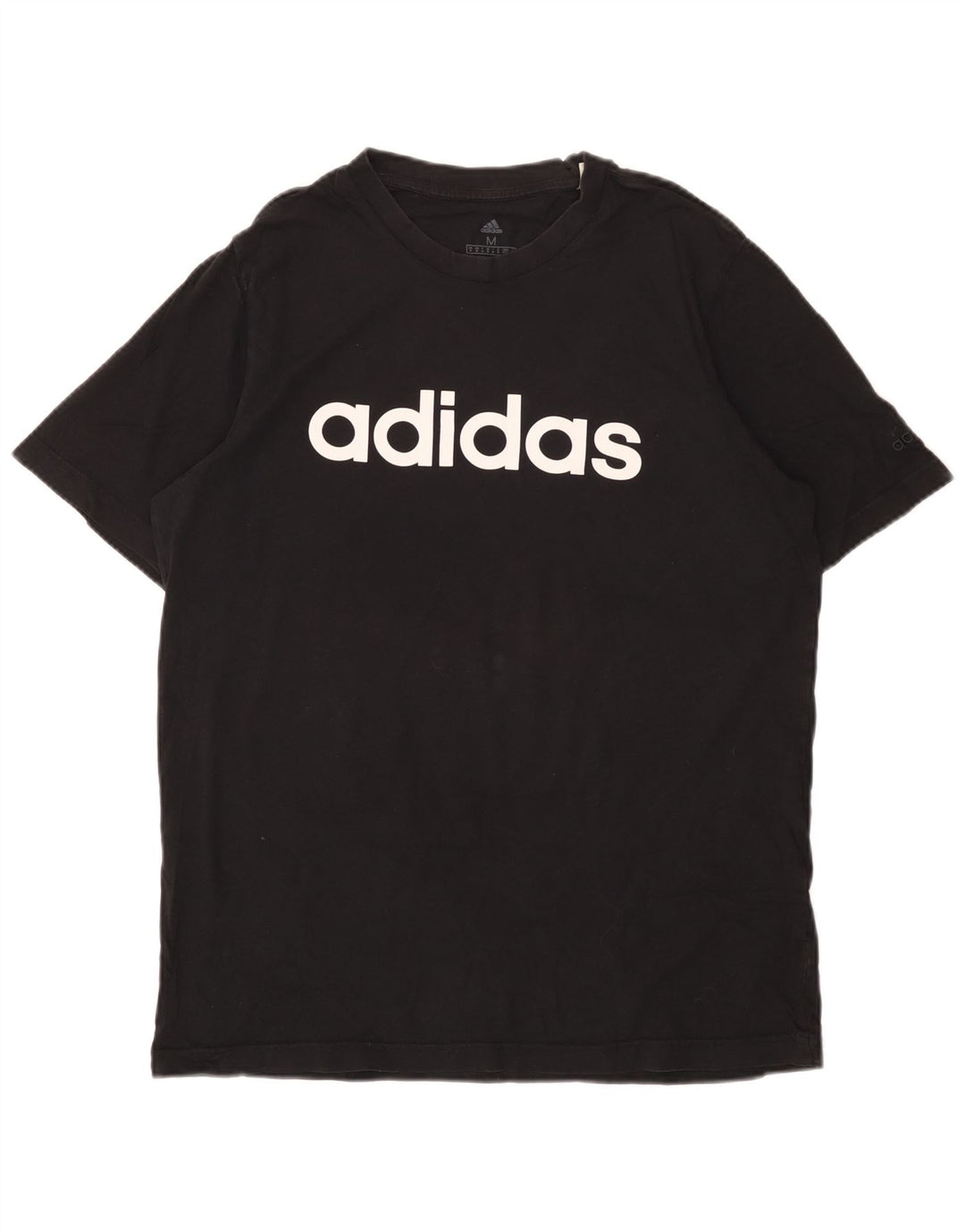 Ανδρικό T-Shirt με κανονικό γραφικό Adidas Top Medium Μαύρο