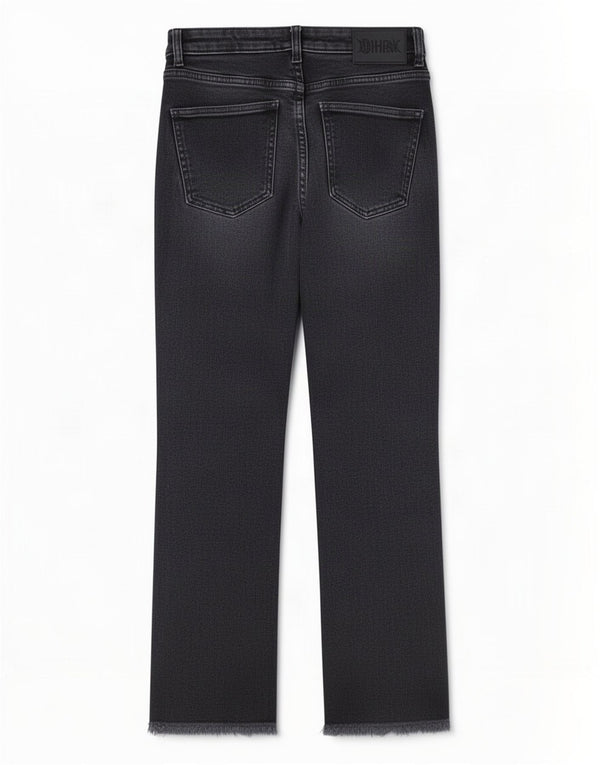 Zara Γυναικείο Crop Straight Jeans EU 36 XS W26 L24 Μαύρο