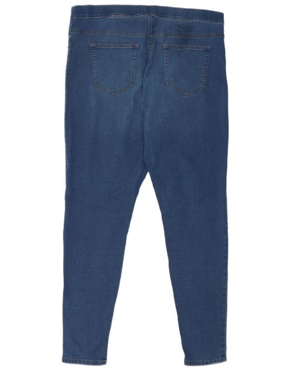 Marks & Spencer Womens Jegging Jeans UK 18 XL W36 L29 Blue Cotton