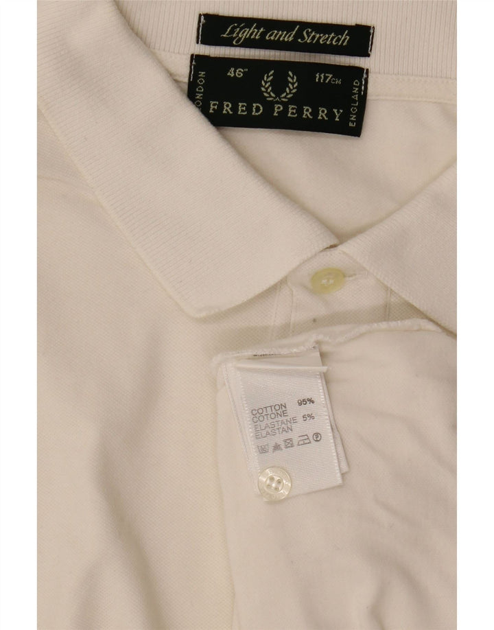Fred Perry Ανδρικό πουκάμισο πόλο ανοιχτό και ελαστικό, μεγάλο, βαμβακερό