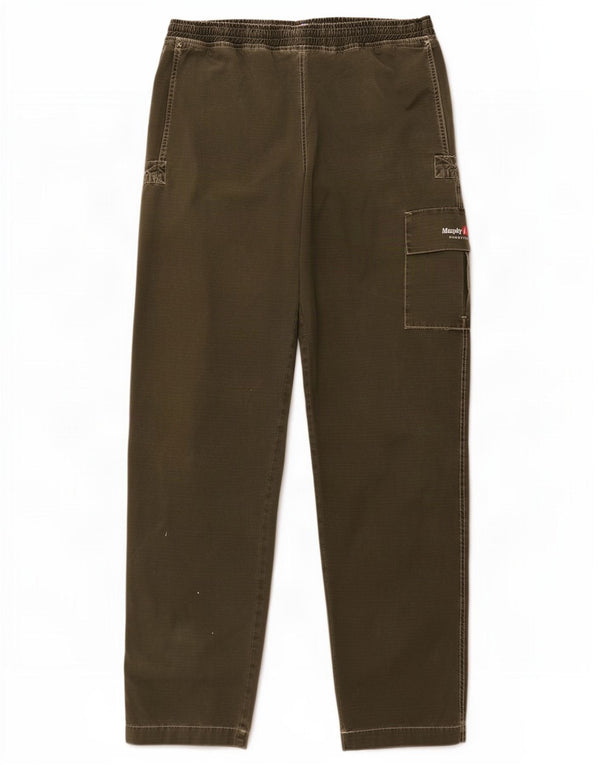 Murphy & Nye Ανδρικό ίσιο παντελόνι Cargo 2XL W42 L34 Πράσινο βαμβακερό