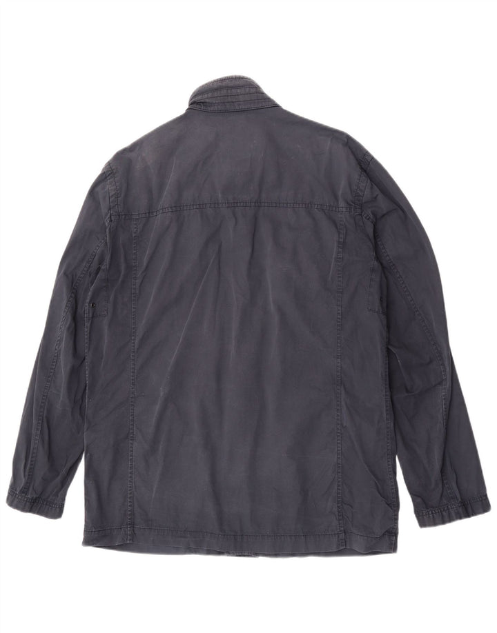 Fay Mens Utility Jacket UK 42 XL Navy Blue