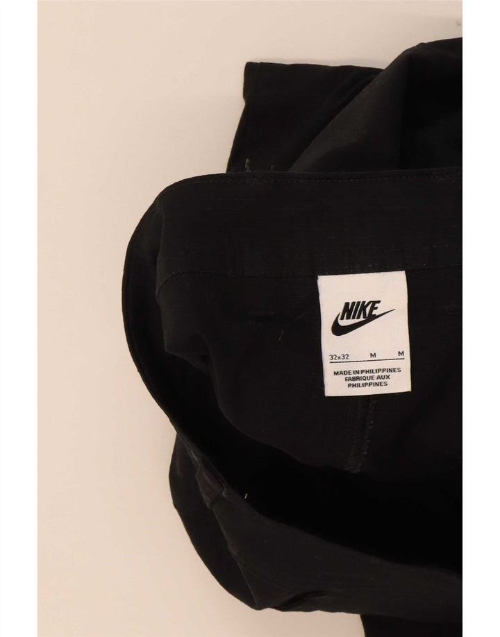 Ανδρικό κωνικό παντελόνι Cargo Nike W32 L32 Μαύρο βαμβακερό