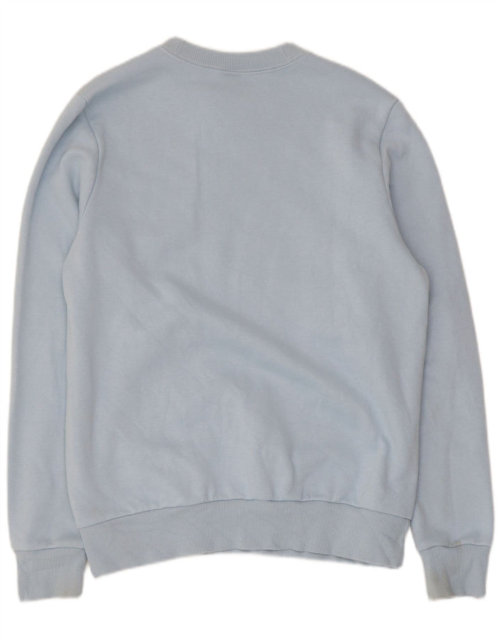 Ανδρικό γραφικό φούτερ Reebok, μεσαίο μπλε βαμβακερό