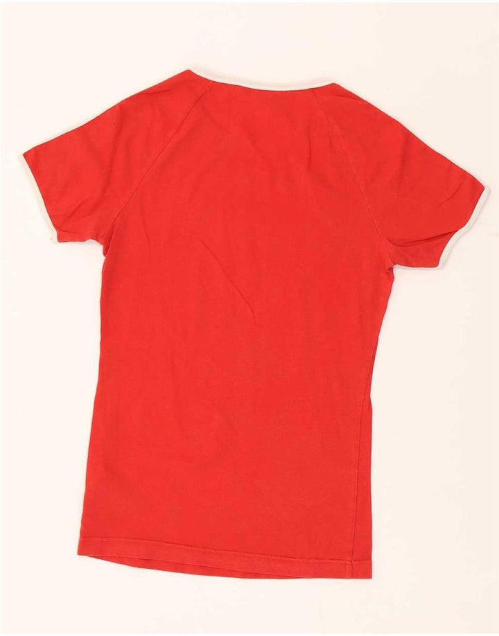 Adidas Γυναικείο T-Shirt Top EU 38 Μεσαίο κόκκινο βαμβακερό