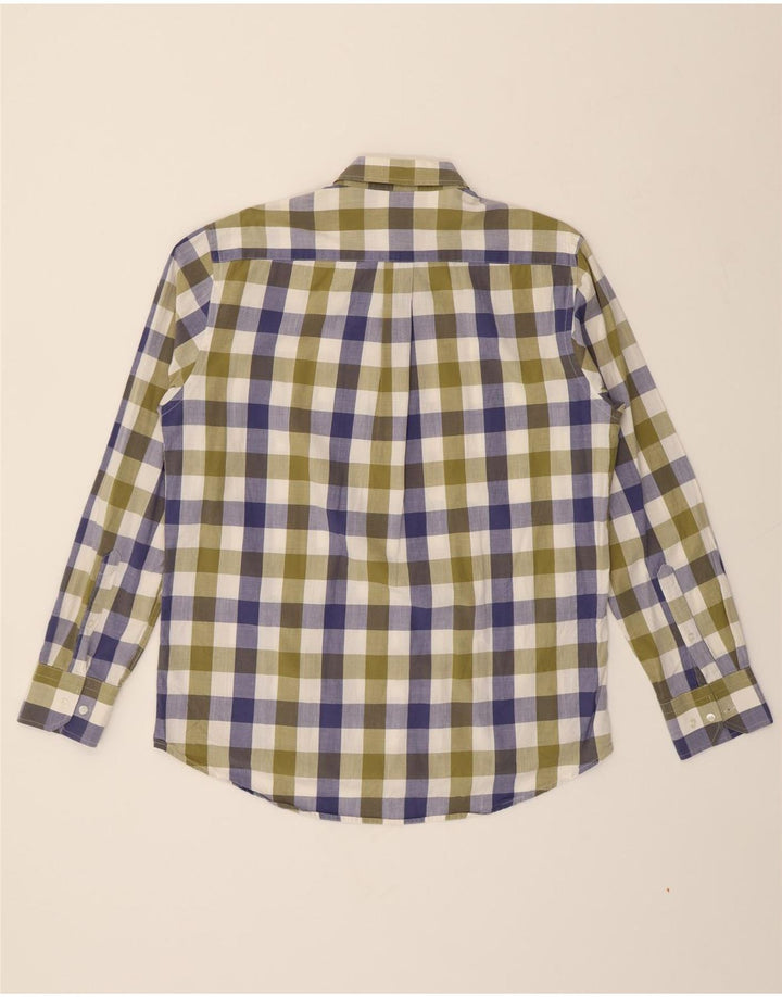 DACK'S Mens Regular Fit Shirt Large Green Check Cotton Vintage Dack's and Second-Hand Dack's from Messina Hembry 