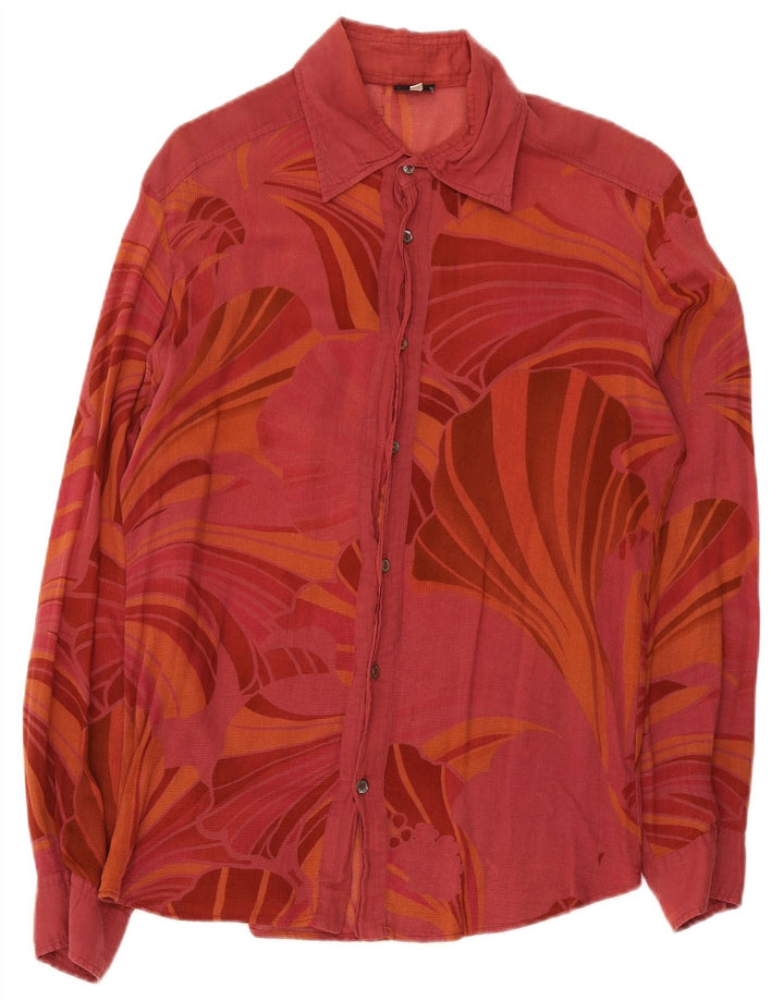 Ανδρικό πουκάμισο Dolce & Gabbana IT 48 Medium Red Floral