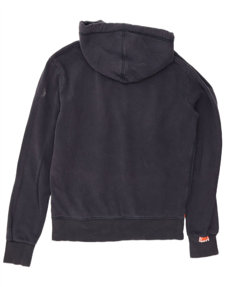 Ανδρικό γραφικό κουκούλα Superdry, βαμβακερό μεσαίο ναυτικό
