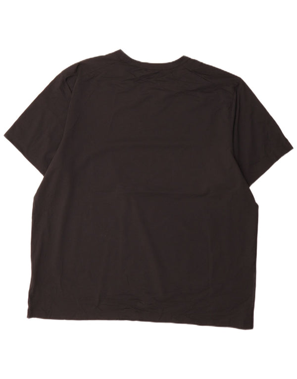 Ανδρικό T-shirt Nike Dri Fit Top 2XL μαύρο πολυεστέρα
