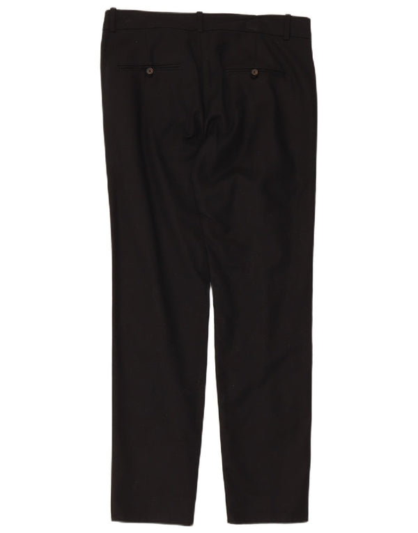 Zara Γυναικείο ίσιο παντελόνι Chino EU 36 XS W26 L27 Μαύρο