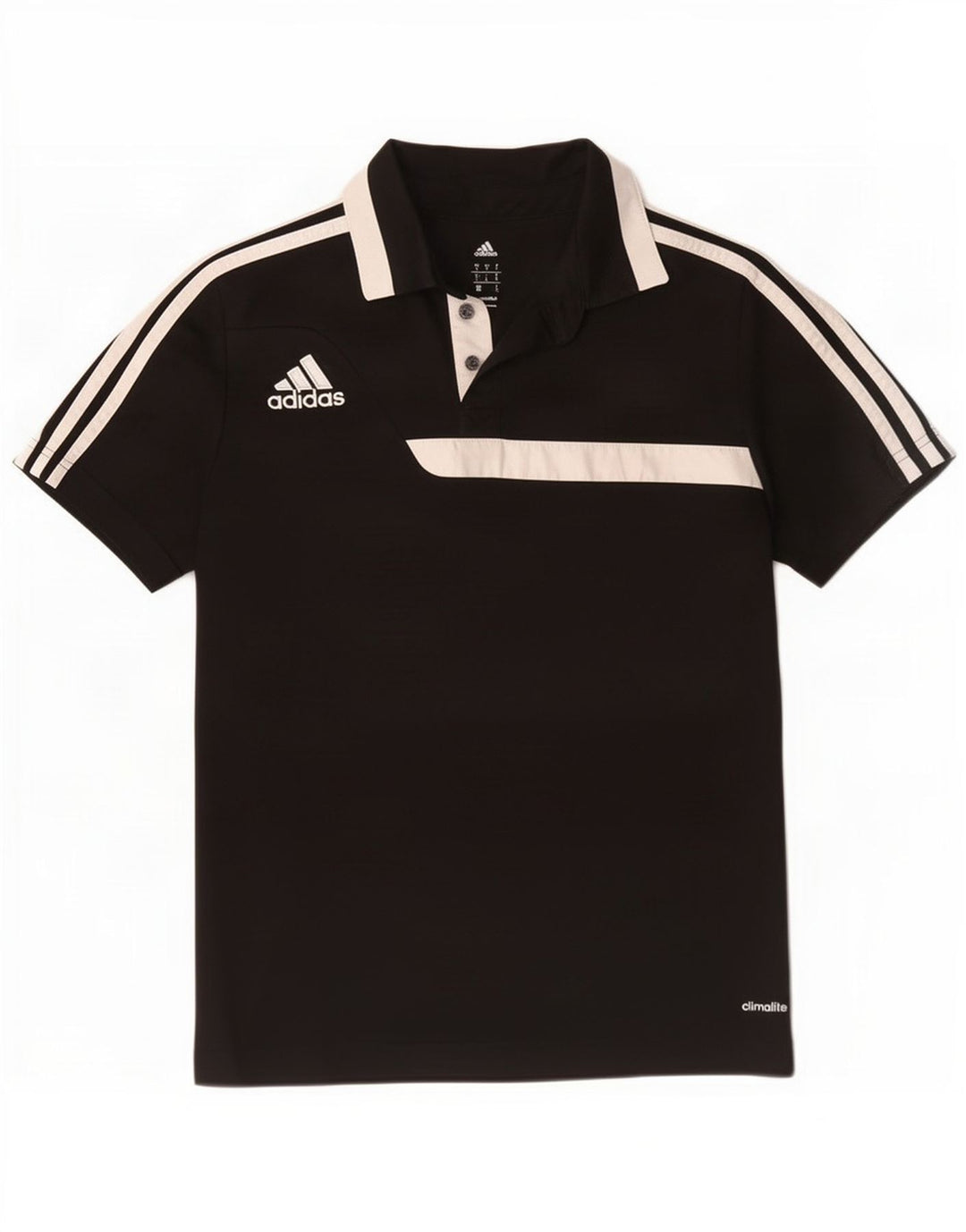 Ανδρικό πουκάμισο Adidas Climalite Polo Small Black Colourblock Polyester