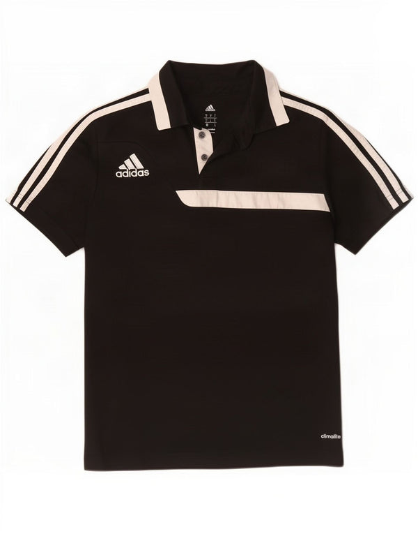 Ανδρικό πουκάμισο Adidas Climalite Polo Small Black Colourblock Polyester