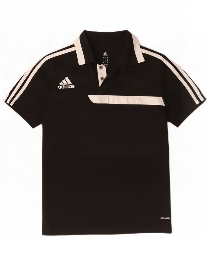 Ανδρικό πουκάμισο Adidas Climalite Polo Small Black Colourblock Polyester