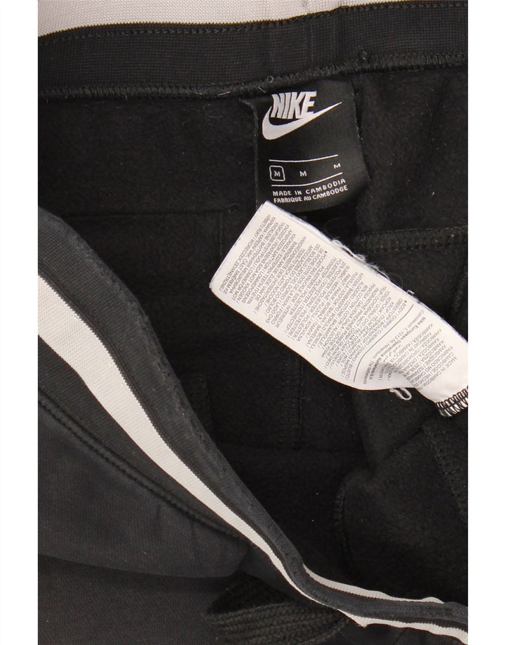 Ανδρική φόρμα γυμναστικής γραφική Nike, Joggers, μεσαίο μαύρο βαμβακερό