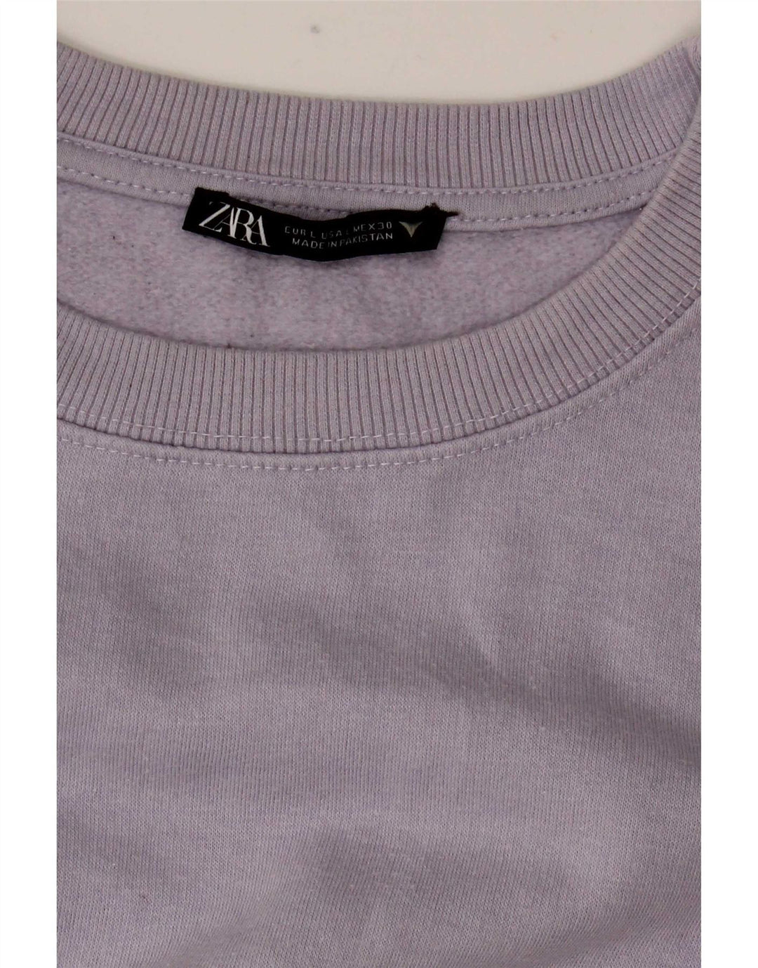 Zara Γυναικεία Φούτερ Jumper UK 16 Large Purple