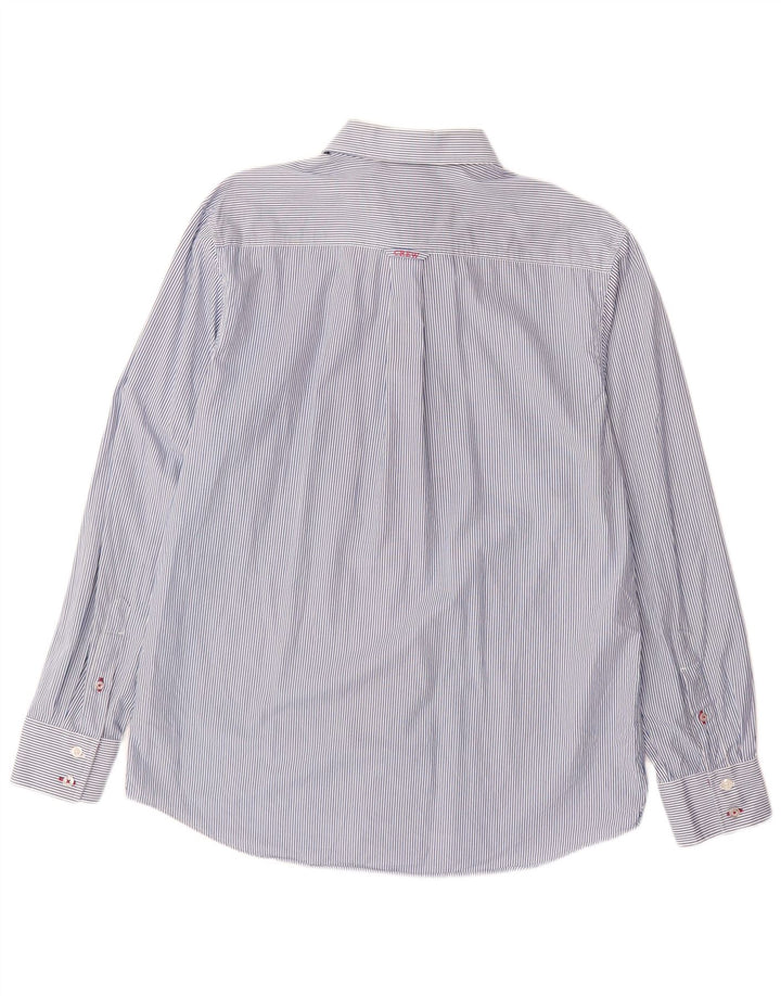 ΕΝΔΥΜΑΤΑ ΠΛΗΡΩΜΑΤΟΣ Ανδρικό πουκάμισο Classic Fit Μεγάλη Μπλε Βαμβακερή ρίγα