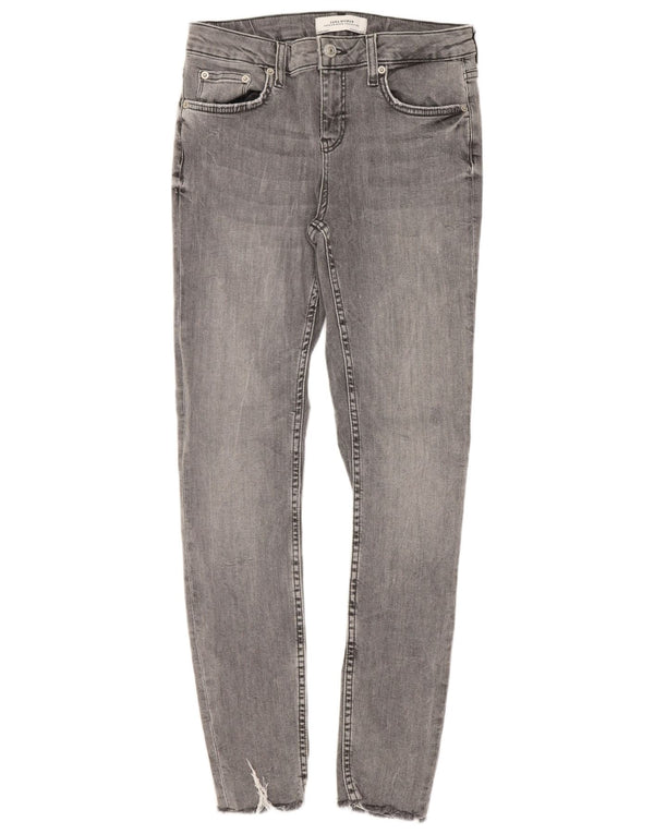 Zara Γυναικεία Skinny Jeans EU 38 Small W28 L28 Grey Cotton