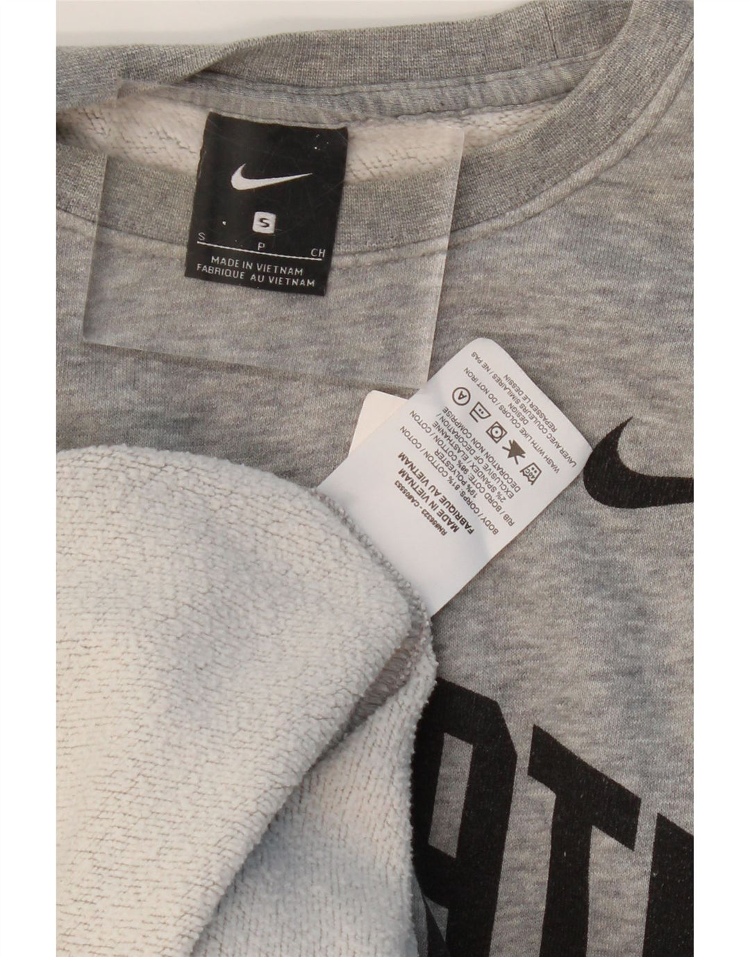 Ανδρικό γραφικό φούτερ NIKE State Ohio, Jumper, μικρό γκρι βαμβακερό