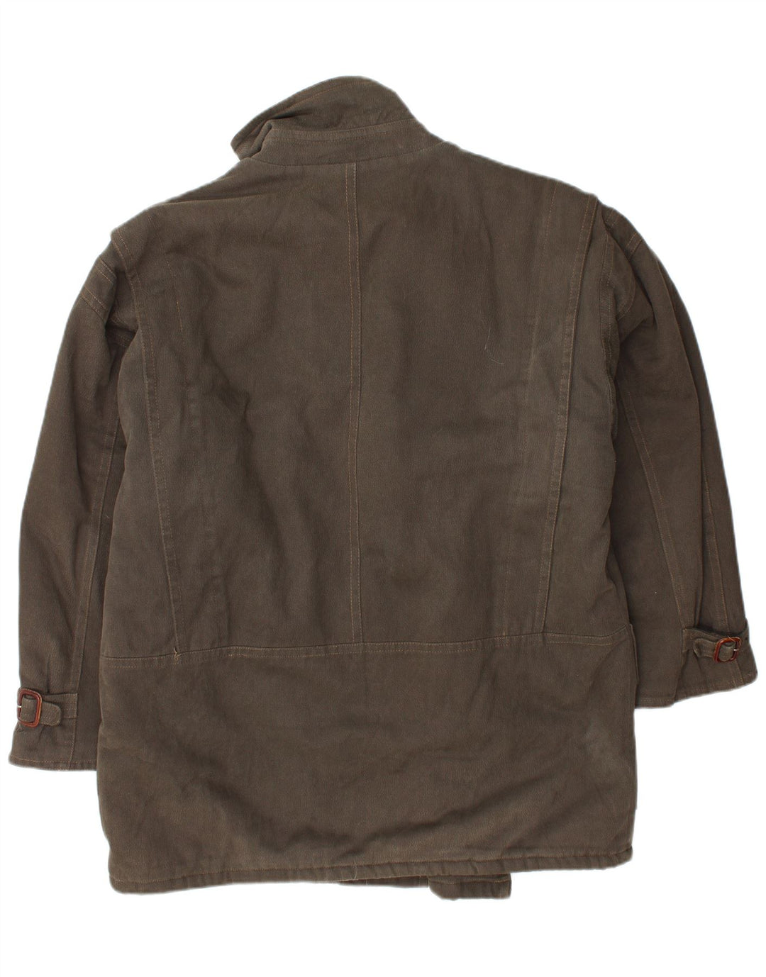 VINTAGE Ανδρικό Σέρπα Μπουφάν UK 40 Μεγάλο Καφέ Βαμβακερό