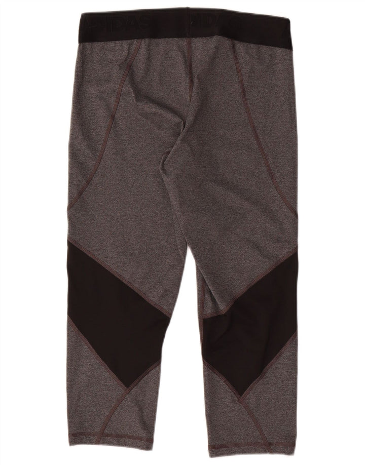 Γυναικεία Adidas Climacool Capri leggings UK 12/14 Medium Grey Colourblock