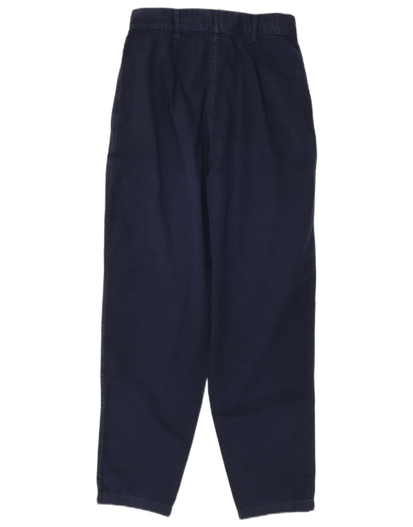 Benetton Γυναικείο Ψηλόμεσο Παντελόνι IT 42 Medium W26 L28 Navy Blue