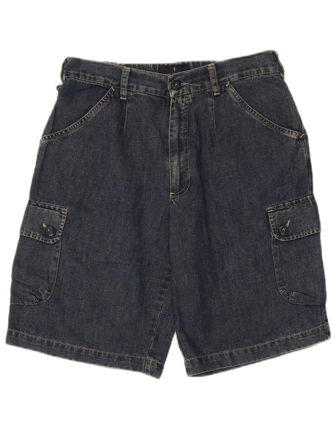 Ανδρικό τζιν σορτς Trussardi Cargo IT 48 Medium W30 Μπλε βαμβακερό