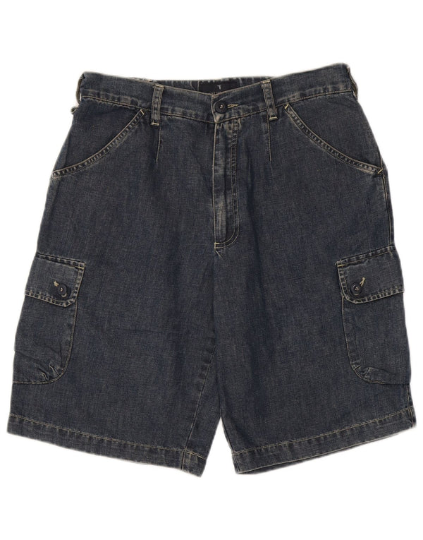 Ανδρικό τζιν σορτς Trussardi Cargo IT 48 Medium W30 Μπλε βαμβακερό