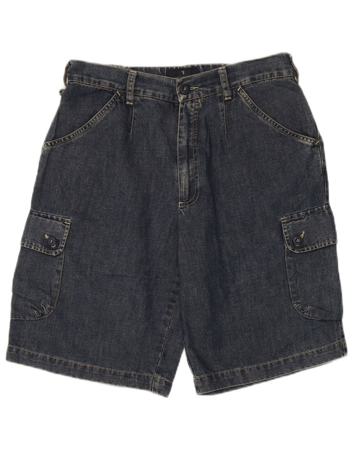 Ανδρικό τζιν σορτς Trussardi Cargo IT 48 Medium W30 Μπλε βαμβακερό