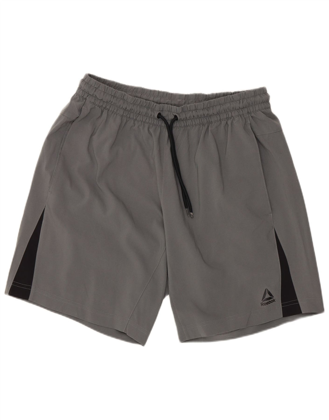 Ανδρικά σορτς Reebok Regular Sports με μεσαίο γκρι πολυεστέρα