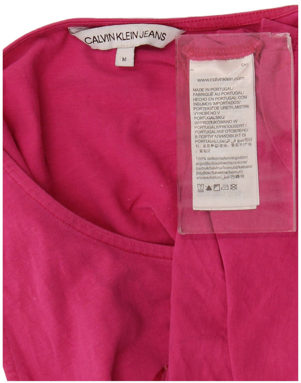 Tommy Hilfiger γυναικείο μπλουζάκι πόλο με 3/4 μανίκια UK 12 μεσαίο τιρκουάζ βαμβάκι