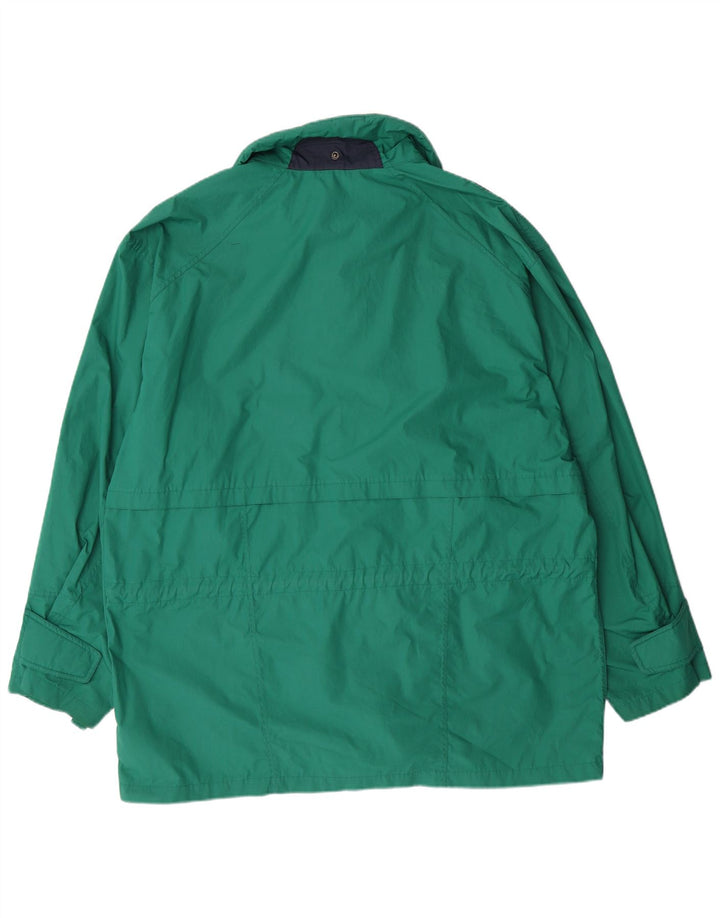 Vintage Ανδρικό Μπουφάν Windbreaker UK 42 XL Green Polyester