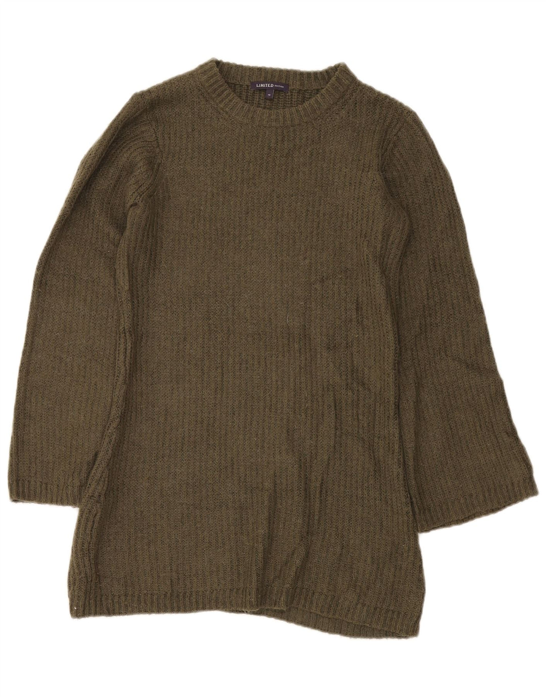 Marks & Spencer Γυναικείο πουλόβερ με λαιμόκοψη UK 10 Μικρό Πράσινο Ακρυλικό