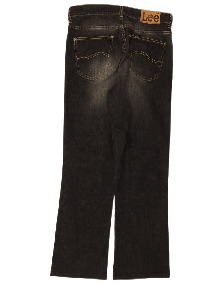 Lee Mens REED Straight Jeans W32 L28 Μαύρο Πολυεστέρας