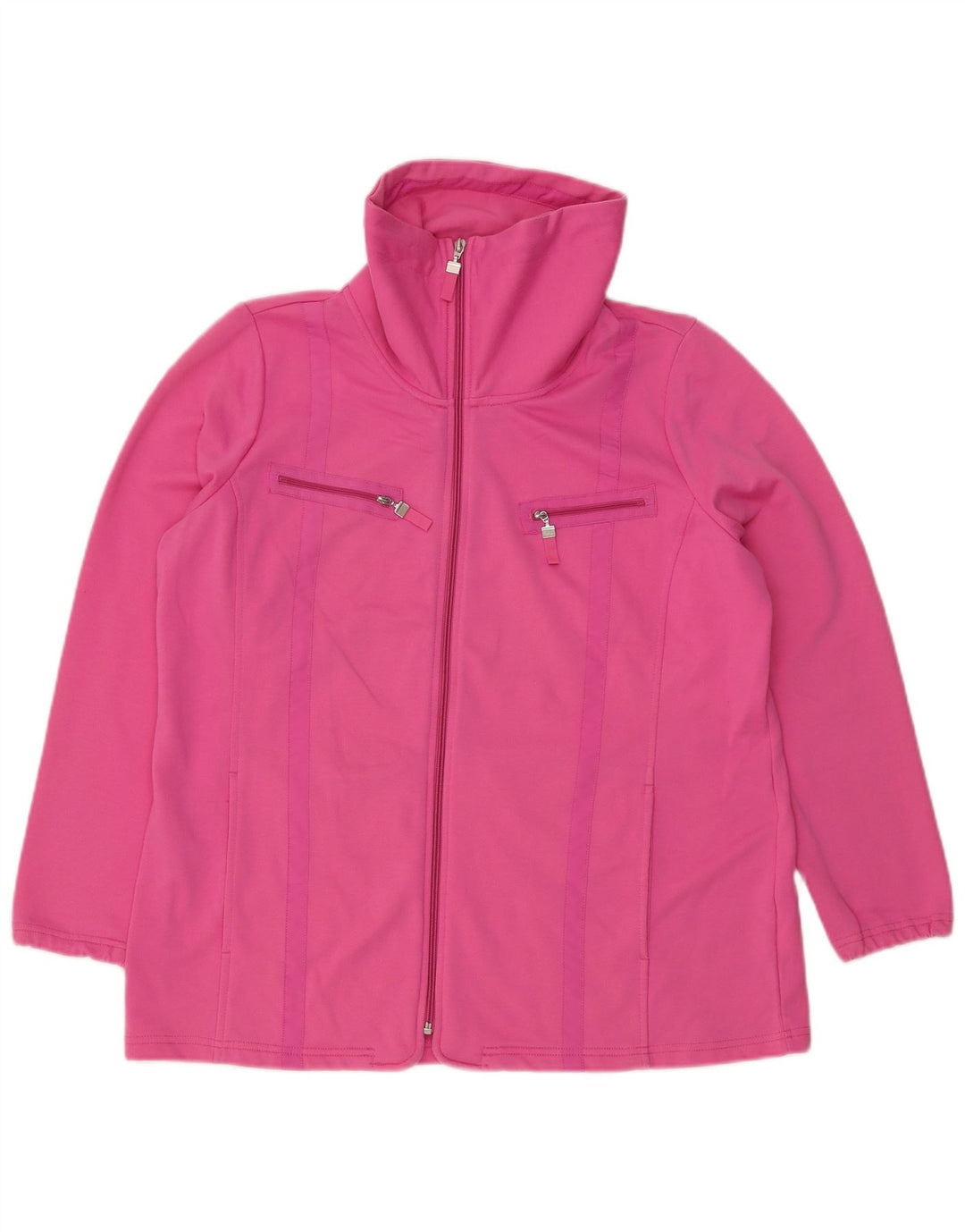 Canda Γυναικεία αθλητική φόρμα Top Jacket UK 16 Large Pink Polyester