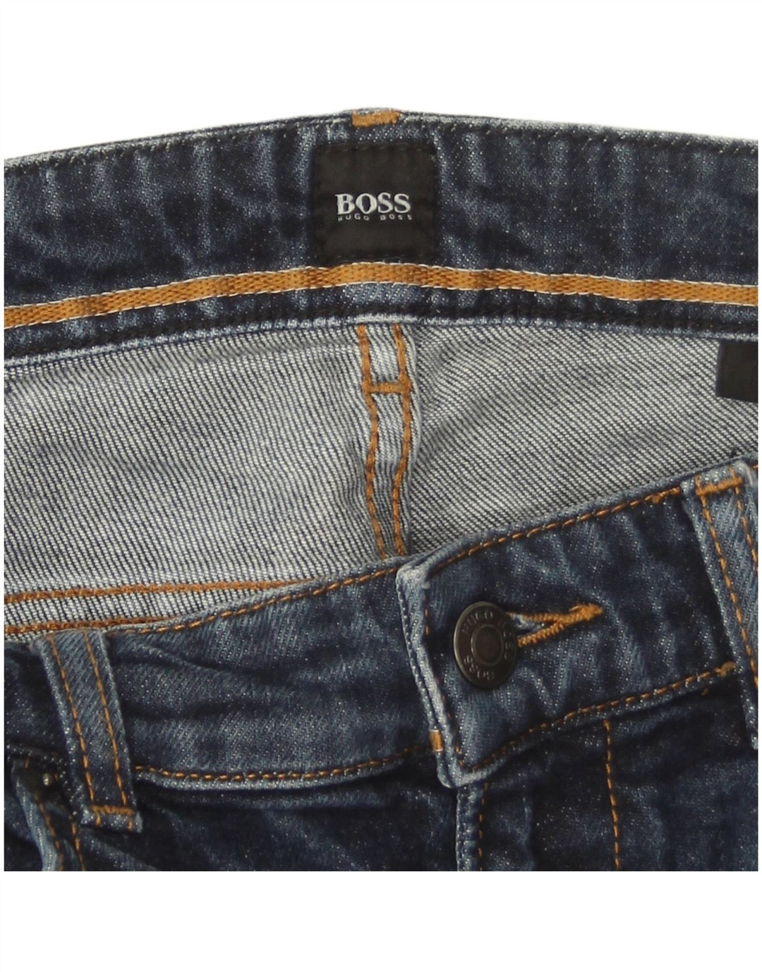 Ανδρικό τζιν Hugo Boss Slim W32 L33 Navy Blue