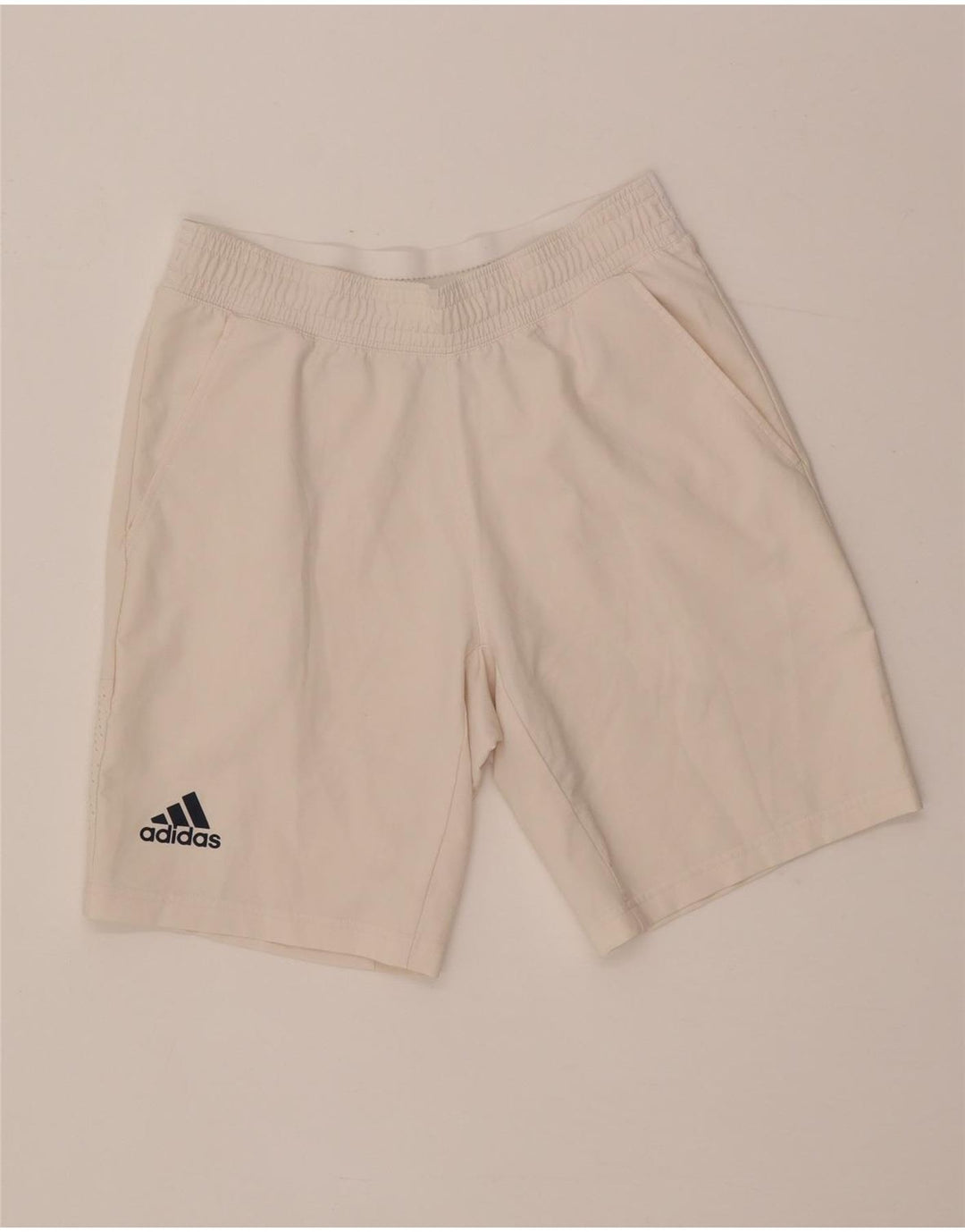 Ανδρικό αθλητικό σορτς Adidas Μικρό σε λευκό πολυεστέρα