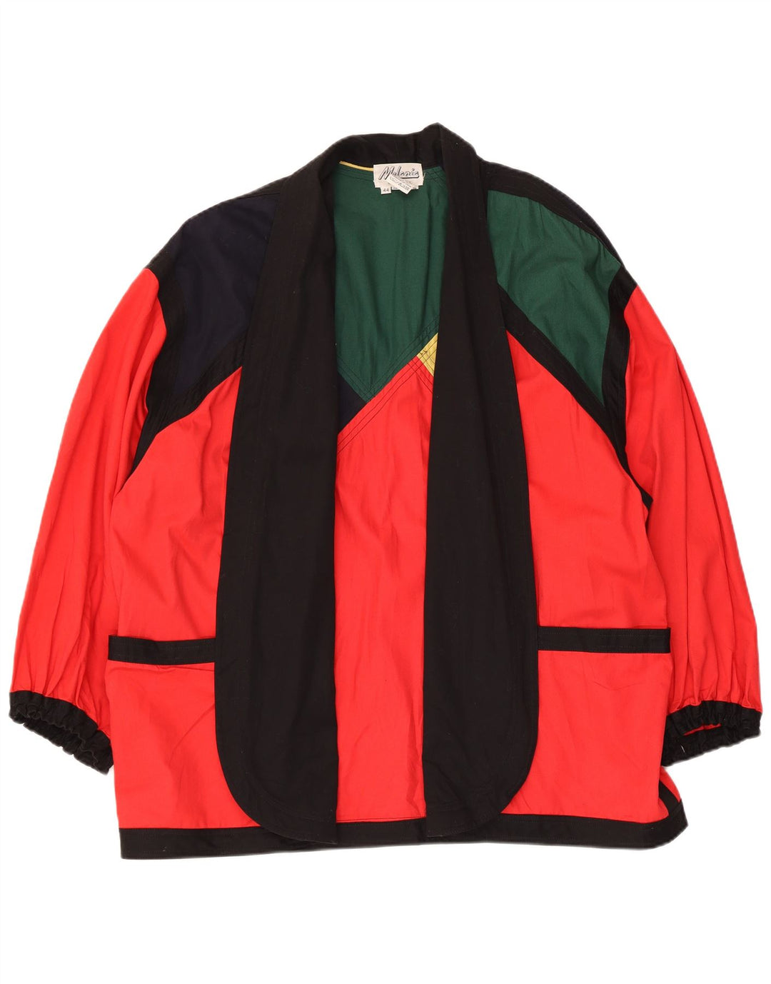 Vintage Γυναικείο Longline Oversized Blazer Jacket IT 44 Medium Πολύχρωμο
