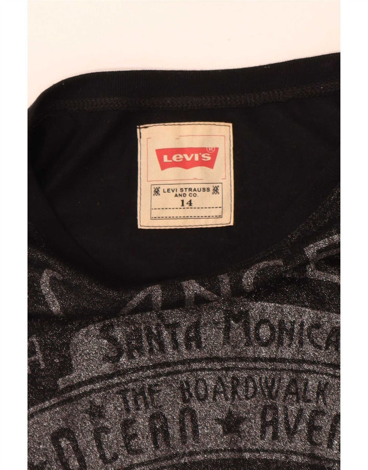 Levi's Girls Graphic Φούτερ Jumper 13-14 Years Grey