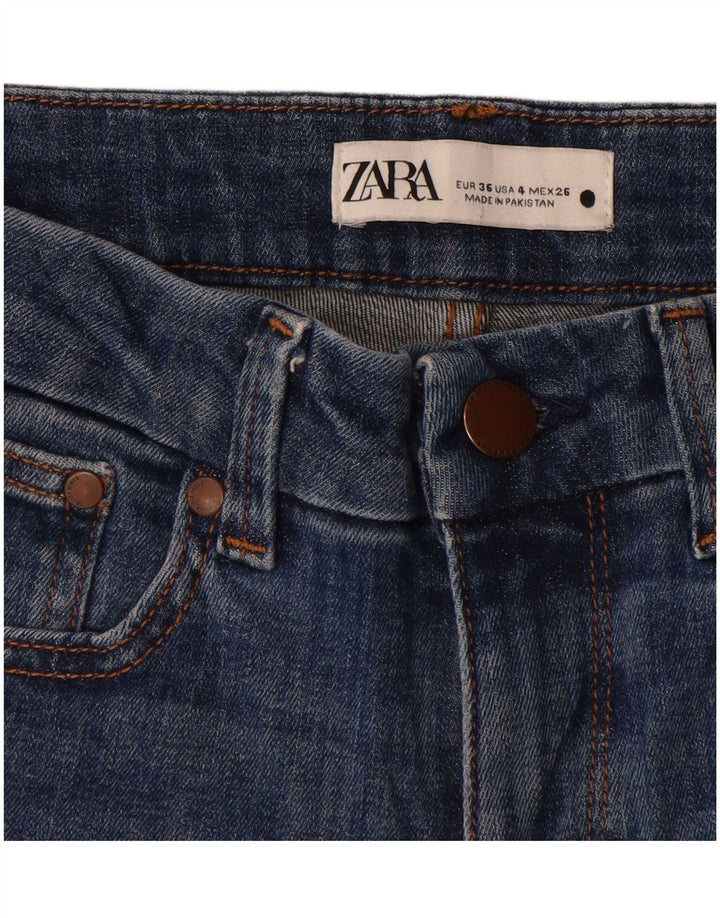 Zara Γυναικείο Τζιν μποτάκι EU 36 XS W26 L28 Μπλε