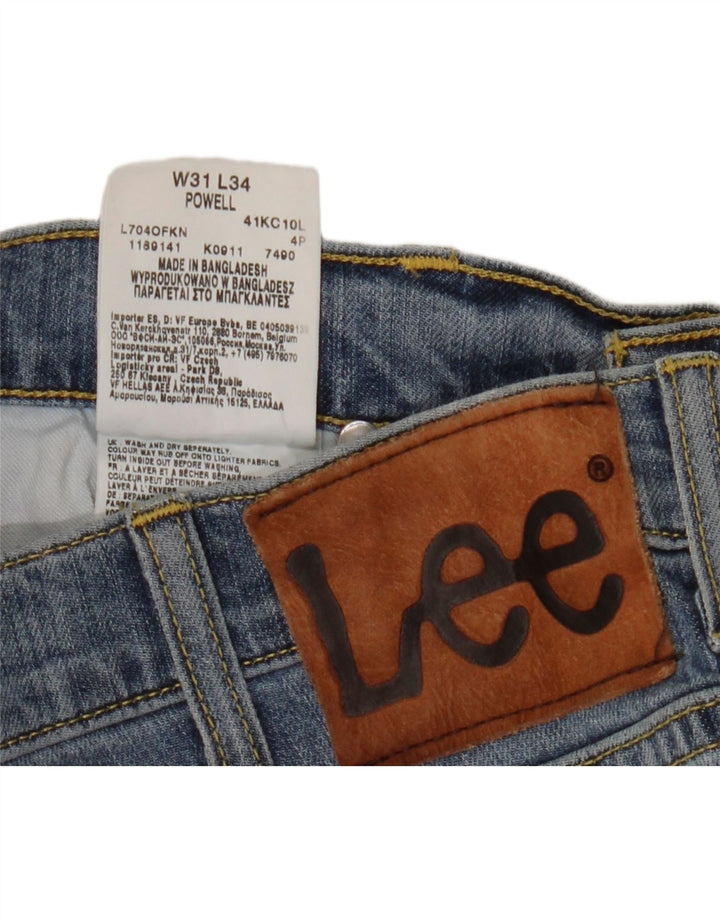 LEE Γυναικείο Powell Slim Jeans W31 L34 Μπλε βαμβακερό