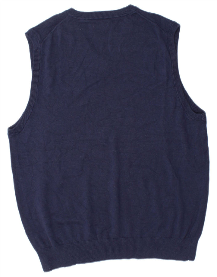 Izod ανδρικό γιλέκο Tank Top Μεσαίο μπλε ναυτικό βαμβακερό