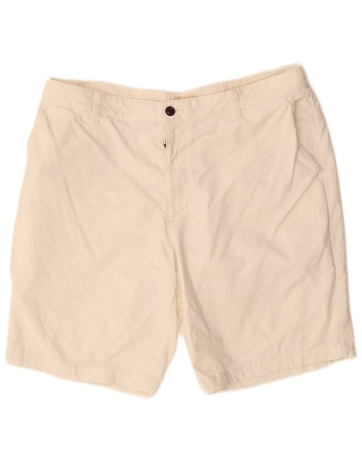 DOCKERS Ανδρικό σορτς Cargo W36 Μεγάλο σε λευκό βαμβακερό