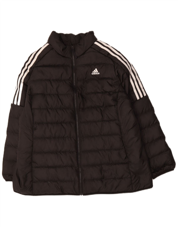 Adidas Γυναικείο μπουφάν UK 24/26 2XL Μαύρο Πολυεστέρας