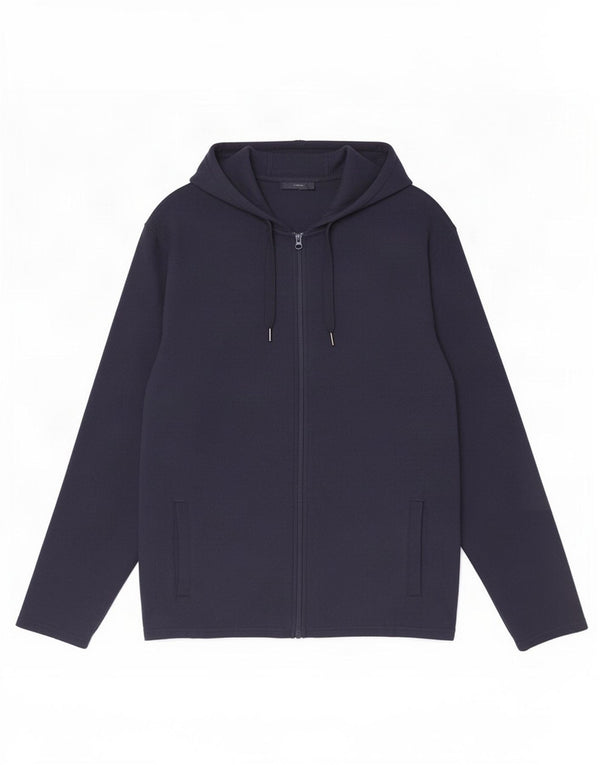 Ανδρικό μπουφάν με κουκούλα Mountain Warehouse Fleece UK 42 XL Navy Blue Polyester