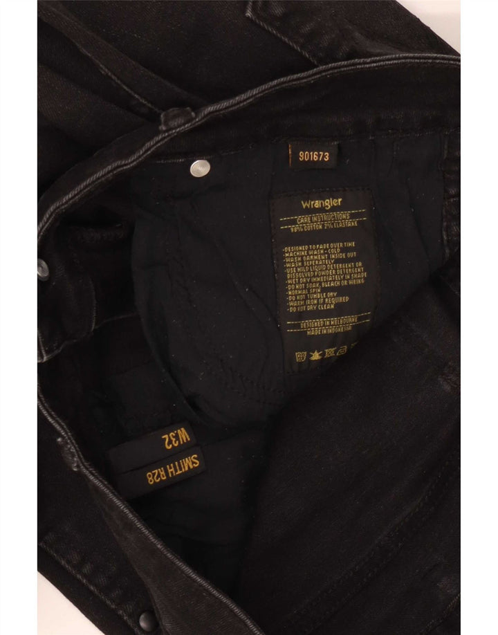 Wrangler Γυναικείο Slim Jeans W32 L28 Μαύρο βαμβακερό